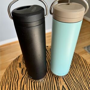 Black and Mint Insulated Klean Kanteen Water Bottles 20 ounces